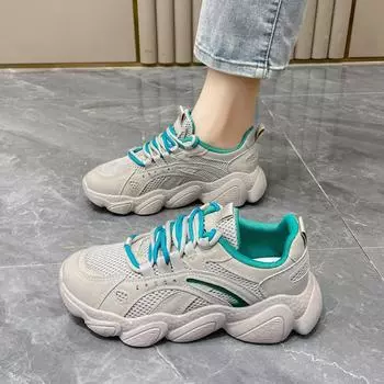 Women s shoes 2024 new autumn fashion lightweight sports shoes shock absorption running dad shoes soft sole leisure travel versatile 35