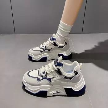 Women s shoes 2024 new winter explosion fashion wear-resistant trend versatile casual sports shoes cute women s casual shoes 35