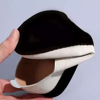 Women s shoes 2025 new fashion Doudou shoes women s pu leather little white shoes soft sole single shoes mother shoes casual leather shoes c 35