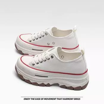 Women s Shoes Athletic Casual Pop Canvas Shoes 33 белый