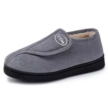 Women s Shoes Cotton Shoes New Cotton Boots Thickened and Fleece Ankle Boots Velcro Soft-soled Snow Boots 36/37