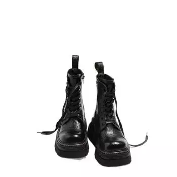 Women s Shoes Height-increasing Thick-soled Boots New Stylish Short Boots for Women 35 чёрный