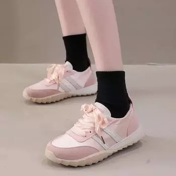 Женская обувь, горячая распродажа, женская обувь на шнуровке, вулканизированная, осенняя, разноцветная, для отдыха на открытом воздухе, плоская, повседневная, удобная спортивная обувь 35