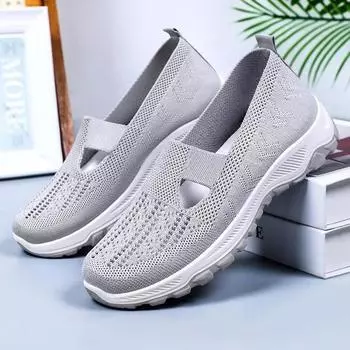 Women s Shoes Lace-up Cuff Women s Vulcanize Shoes Fashion Hollow Out Outdoor Slip-Resistant Casual Mesh Sneakers 36