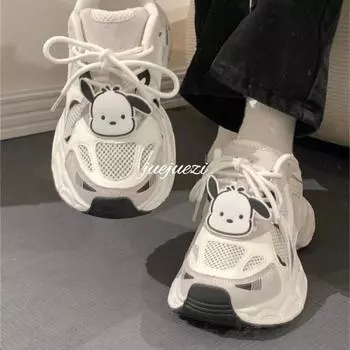 Women s Shoes Luxury Thick Sole Sneakers Fashion Casual Shoes Sneakers Women Mesh Breathable Thick Sole Tennis Vulcanized Shoes 35