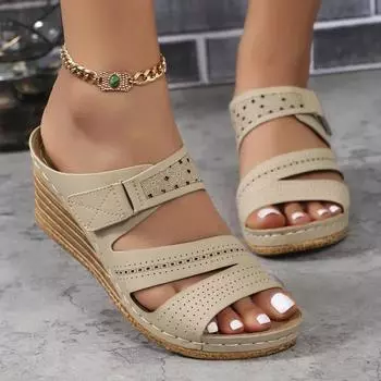 Women s Shoes on Sale 2024 High Quality Basic Women s Slippers Hot Sale Casual Slippers Women Outdoor Plus Size Wedges Sandals 36