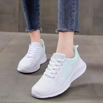 Women s shoes running shoes 2024 spring and autumn middle school students lightweight breathable fly-woven casual shoes women s travel sports w 35 фиолетовый