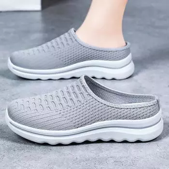 Women s shoes soft soles are not tired of feet, summer new comfortable one-pedal casual shoes breathable shoes children versatile 36