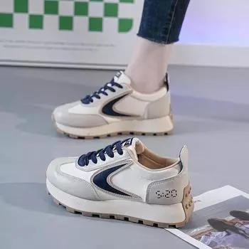Женская обувь весна 2024 новая повседневная обувь трендовая спортивная обувь для бега женская обувь для папы 23210 35
