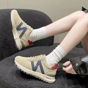 Women s shoes step on shit, mesh shoes, breathable mesh sneakers 2024 spring and summer models, soft soles are not tired, Forrest Gump shoes 35