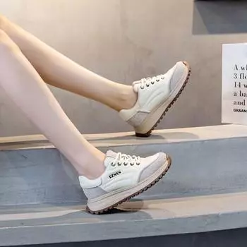 Женская обувь на толстой подошве Gump Shoes Повседневные кроссовки 35 абрикосовый