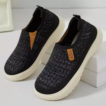 Women s Shoes Versatile Casual Shoes Soft-soled Single Shoes One-step Lazy Shoes Breathable Shoes 36
