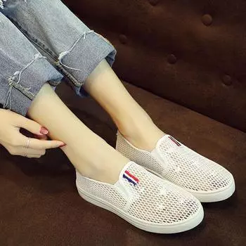 Women s Shoes With Stylish Fashion Tennis Casual Without Heel Transparent Shoe Woman Spring Summer 2024 Flat Canvas Trend 35