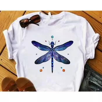 Women s Short-sleeved T-shirts Come in A Variety of Patterned Floral Patterns and Polyester Bee Designs Oversized T Shirt S