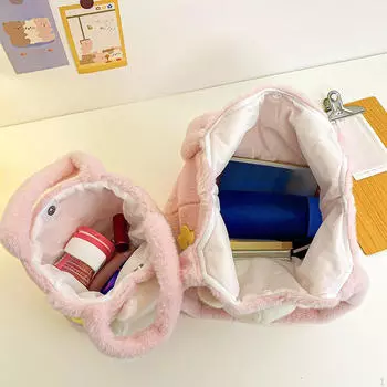 Women s Shoulder Bag Casual Funny Lightweight Hobo Tote for Commuting Trip розовый