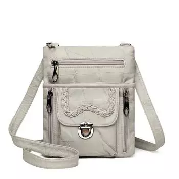 Women s Shoulder Bag Commuter Crossbody Bag Mobile Phone Bag серый