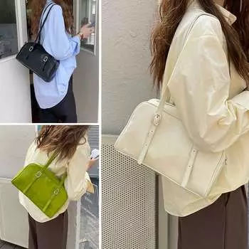 Женская сумка через плечо, женская сумка под мышкой, универсальная сумка, большой вместительный кошелек, сумка для покупок и свиданий из искусственной кожи, повседневная сумка зелёный