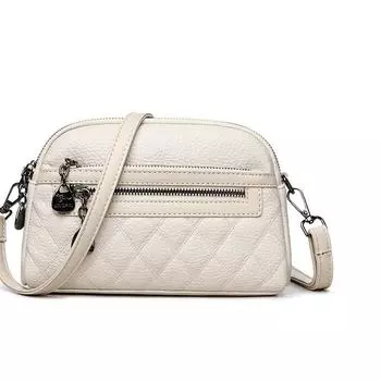 Women s Shoulder Bag Large Capacity Crossbody Bag Middle-aged Mother Bag белый