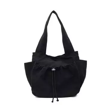 Women s Shoulder Bag Large Capacity Tote Bag Commuter Underarm Bag чёрный