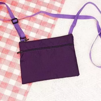 Women s Shoulder Bag Oxford Cloth Waterproof Crossbody Bag Small Bag Small Shoulder Bag Mobile Phone Bag Coin Purse Document Package Women s Bag Purple