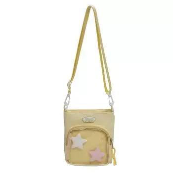 Women s Shoulder Bag Student Small Square Bag Girls Crossbody Bag жёлтый