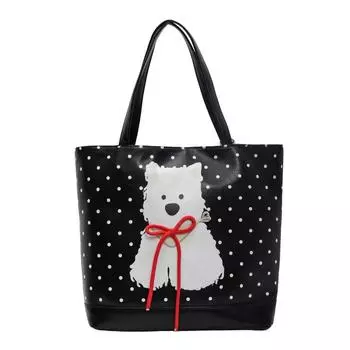 Women s shoulder bag with animal print color contrast PU large capacity casual backpack fashion