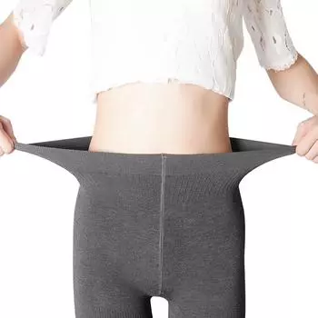 Women s Slimming Cotton Leggings - Hip-Lifting, Nine-Point Style for Spring and Autumn One Size (100-140 Jin)