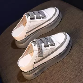 Женские тапочки и сандалии для улицы, сланцы, мюли с ремешками, высота H, сандалии, VIP Premium, летняя распродажа, предложение 35