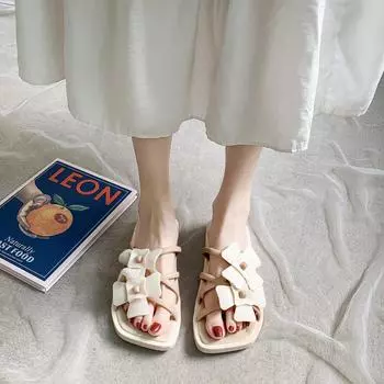 Women s Slippers And Ladies Sandals Slides White Junior Shoes House Summer 2024 Black Home Luxury Stylish Low Price Sale W 36