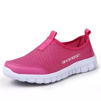 Women s Sneaker Fashion Trainers Woman Shoes Flat Female Sneakers Slip On Casual Shoes Plus Size Sneaker Woman Zapatos De Mujer 35 синий