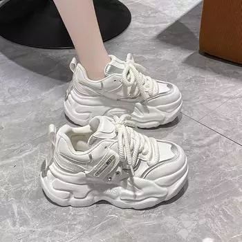 Women s Sneakers 2024 New Mesh Breathable Shoes for Women Sports Casual Autumn Ladies Vulcanize Shoes Zapatillas Mujer 35 бежевый