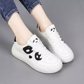 Women’s Sneakers Casual School Student Girls Platform Sport Shoes Plus Size Women’s White Sneakers EU: 36 бежевый