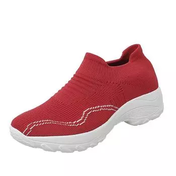 Women s spring and autumn large size loafer shoes increase comfortable casual sports shoes light women s shoes platform 36