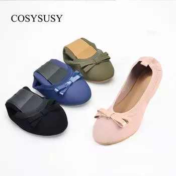 Женские весенне-осенние однотонные балетки с низким вырезом, женские модные туфли-лодочки с бантом и круглым носком, изогнутые слипоны 36