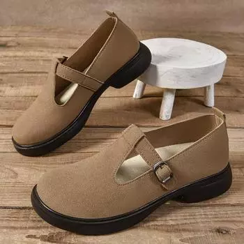 Women s Spring New Shoes with Soft Bottom Simple and Comfortable Non tiring Foot Casual Shoes Wide Foot PU Bottom, Women s Shoes 36