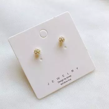 Women s Sterling Silver Exquisite Niche Design Pearl Stud Earrings A pair of in(Gold and Silver Needle)