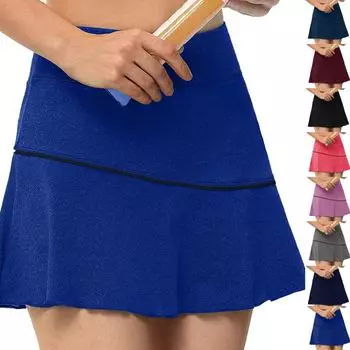 Женская полосатая вязаная короткая юбка для йоги с высокой талией, облегающая бедра XXXL чёрный