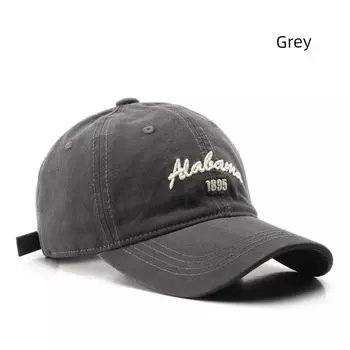 Women s Summer Fashion Brand Baseball Cap Make Your Face Look Smaller Versatile Soft Top Brim Hat Fishing Sun Protection Sun Shade Spring and Autumn Grey Adjustable