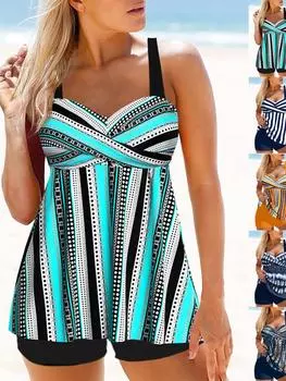 Женский летний модный сексуальный комплект бикини высокого качества, купальник, пляжный комплект из двух предметов, женский купальник для отпуска, S-6XL S