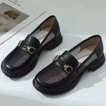 Women s Summer Loafers Ladies Luxury Artificial Leather Casual For Women Trend 2024 Comfortable Fashion Outdoor Social Shoes 35 бежевый