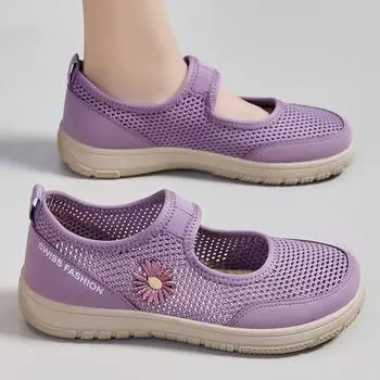 Women s Summer New Hollowed Out Breathable Casual Shoes, Soft Soled Comfortable Shoes 36 розовый