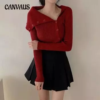 Women s Summer New V Neck Solid Color Knitted Long Sleeved Top one size розовый