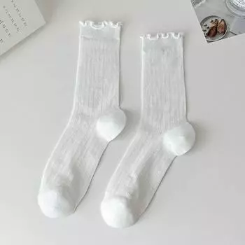 Women s Summer Thin Cotton Ballets In The Tube Stack Socks 1 pair
