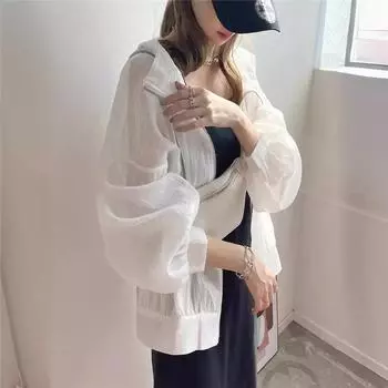 Women s Summer UV Shade Sun Shirt one size чёрный