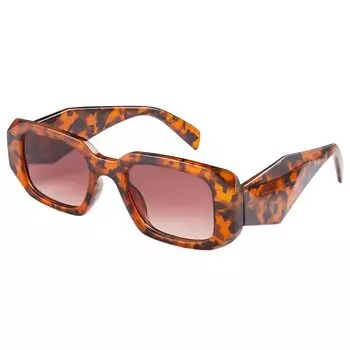 Women s Sunglasses Retro Rectangle Sun Glasses Women Men - 90s Trendy Square Eyewear леопардовый