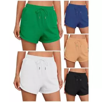 Women s Swim Shorts With Pockets High Waisted Board Swimsuit Bathing Shorts Bathing Suit Bottom Boy Shorts Swimsuit Bottom XXXL белый