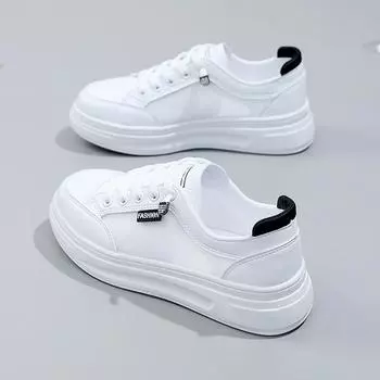 Women s Tennis Sneakers Fashion Trendy Breathable Casual Shoes Little White Shoe Loafers Lightweight Non Slip Board Shoes Summer 35 серый