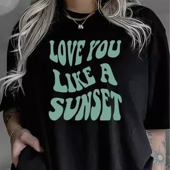 Женская футболка с круглым вырезом и коротким рукавом с принтом букв S небесно-голубой