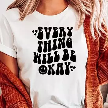 Женская футболка с круглым вырезом и коротким рукавом с принтом букв S серый