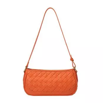 Women s Trendy Woven Underarm Baguette Bag, Single-shoulder Bag, Women s Handbag, Hand-held Bag